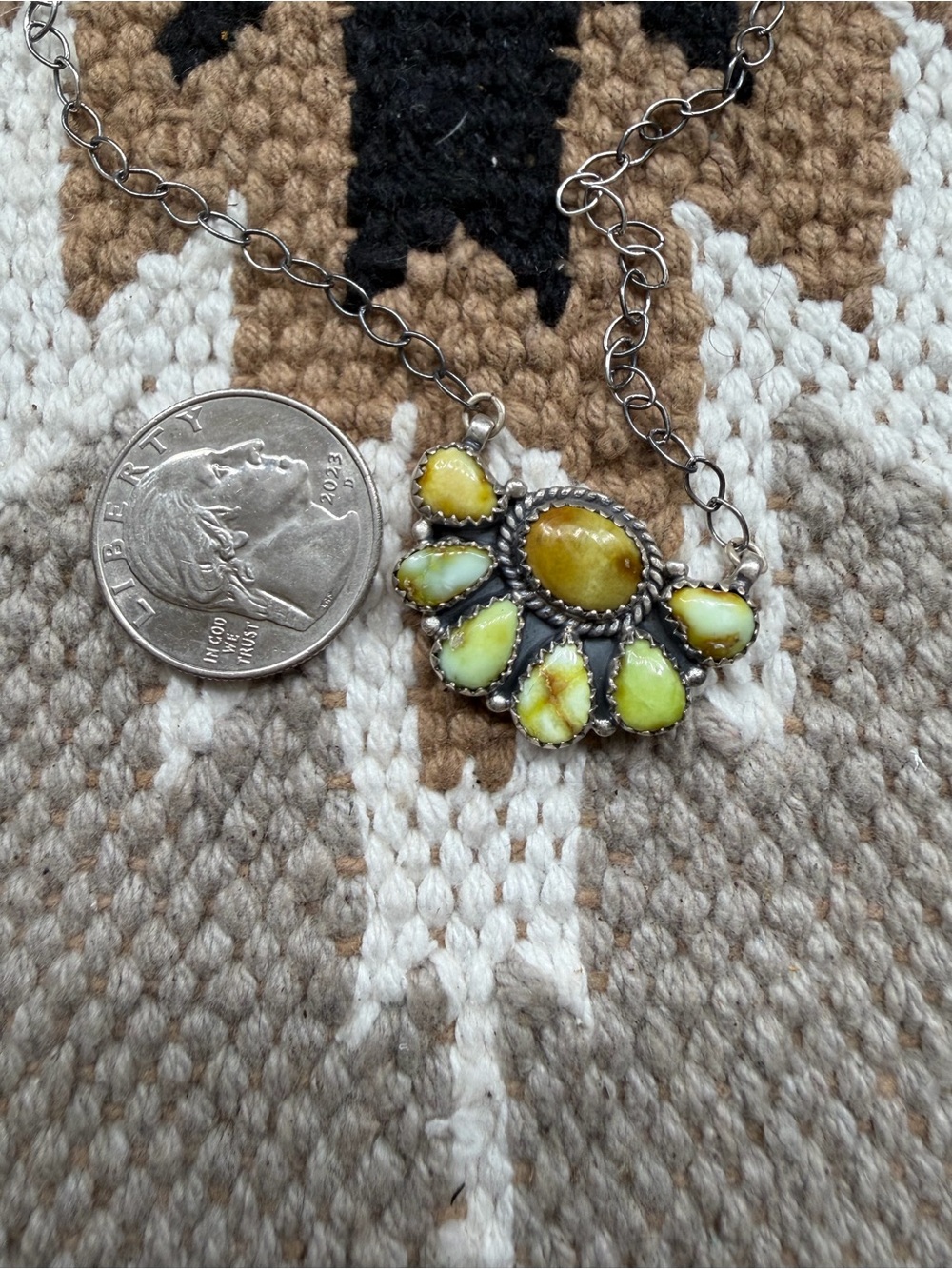 Palomino sterling silver necklace